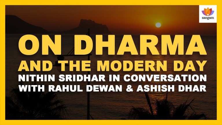 Read more about the article On Dharma and the Modern Day — A Chat with Nithin Sridhar