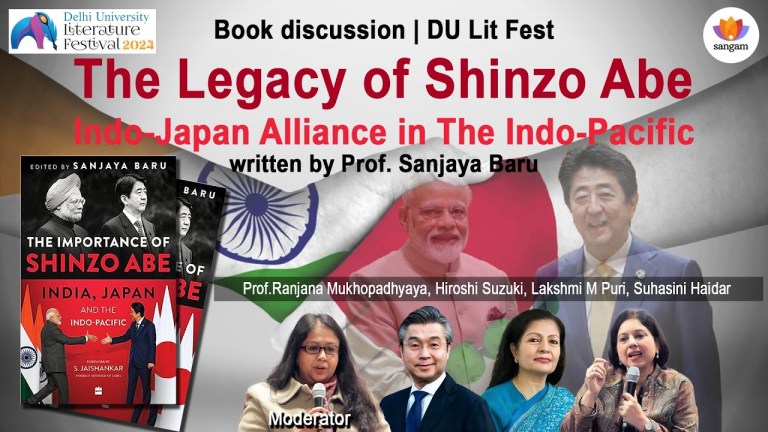 Read more about the article The Legacy of Shinzo Abe: Indo-Japan Alliance in The Indo-Pacific | Book Discussion | DU Lit Fest