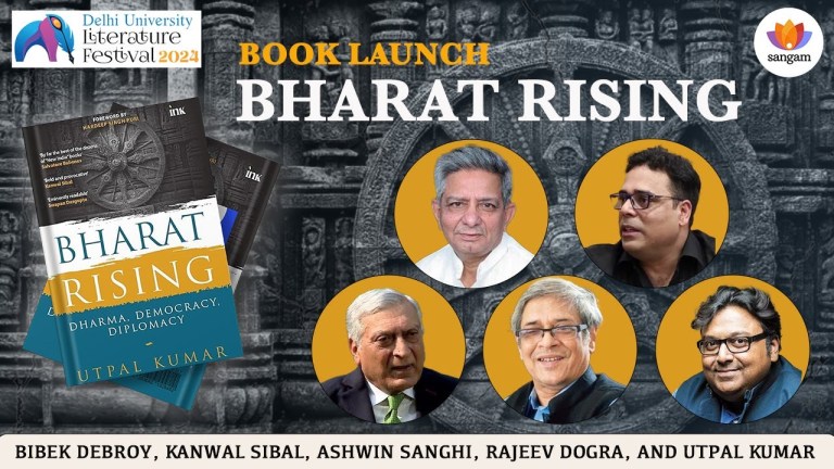 Read more about the article Bharat Rising : Dharma, Democracy, Diplomacy | Utpal Kumar | Book Launch | DU Lit. Fest