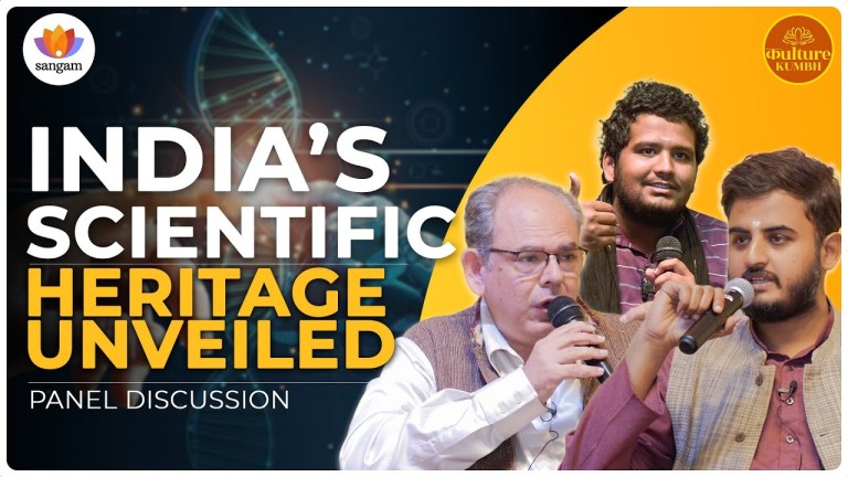 Read more about the article India’s Scientific Heritage: Debunking the Colonial Narrative | Panel Discussion | Chandra M Halai | Dr Sabareesh P.A | Kiran Srivatson