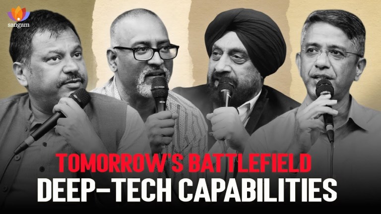 Read more about the article Science, Technology, Space: Global Game of Tomorrow | Panel Discussion | Lt. Gen. PJS Pannu | Mangesh Sawant | Brijesh Singh | Dr. Rajesh Kasturirangan