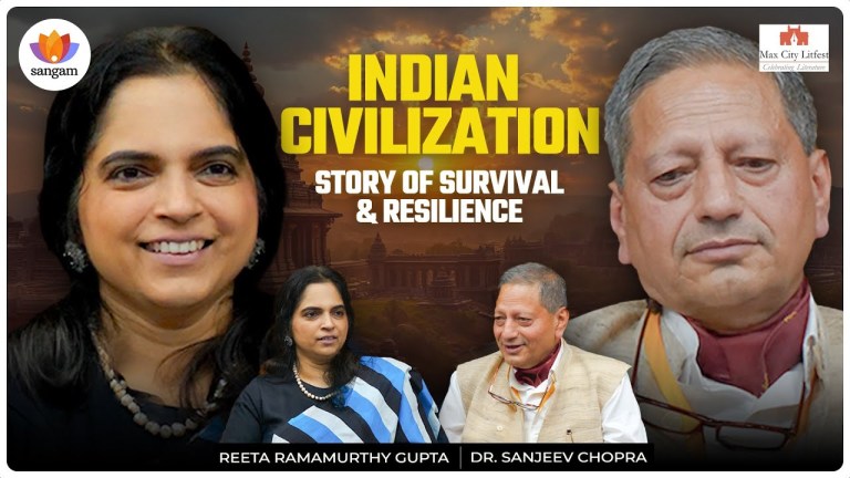 Read more about the article Reclaiming Her Narrative: Story of Our Civilization | Dr. Sanjeev Chopra | Reeta Ramamoorthy Gupta